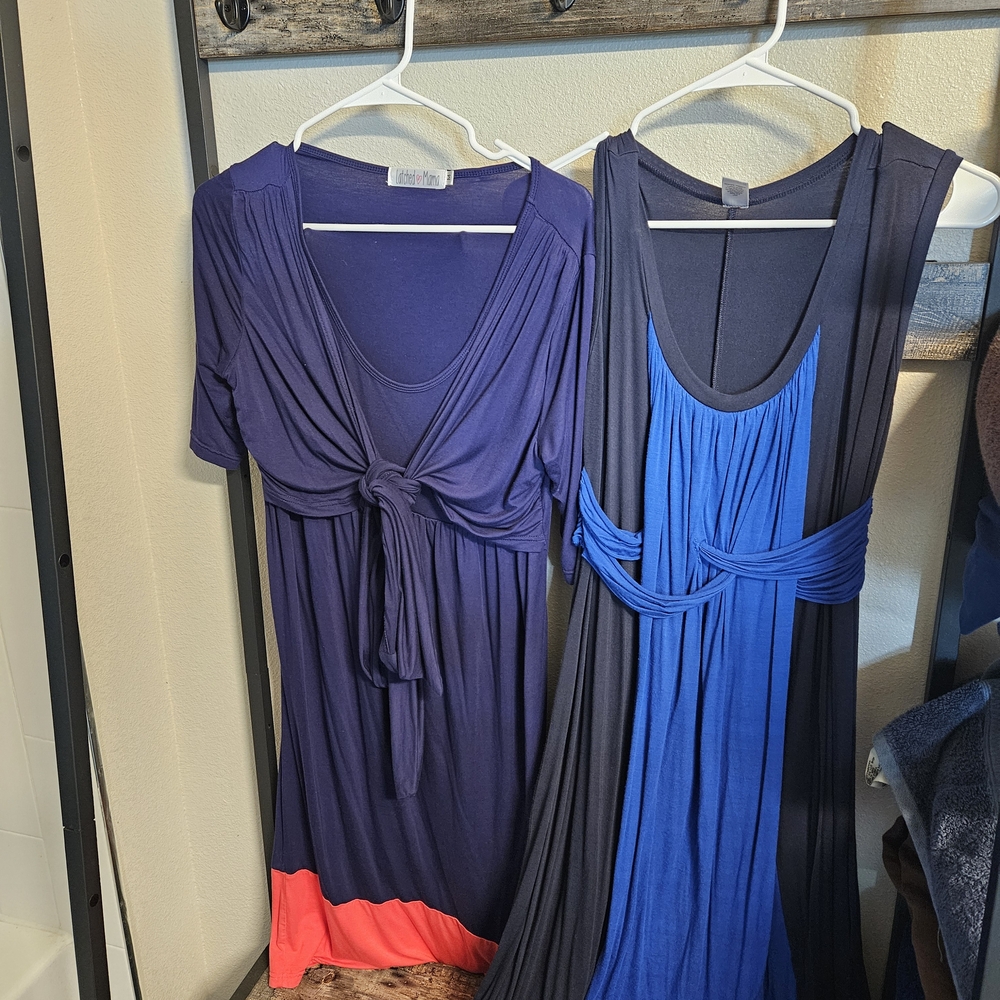 Latched Mama Nursing Lot: 2 Dresses 4 Shirts